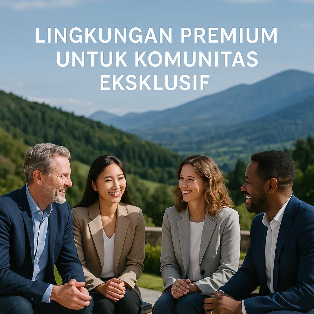 Lingkungan premium untuk komunitas eksklusif di kavling villa Puncak Dua Bogor
