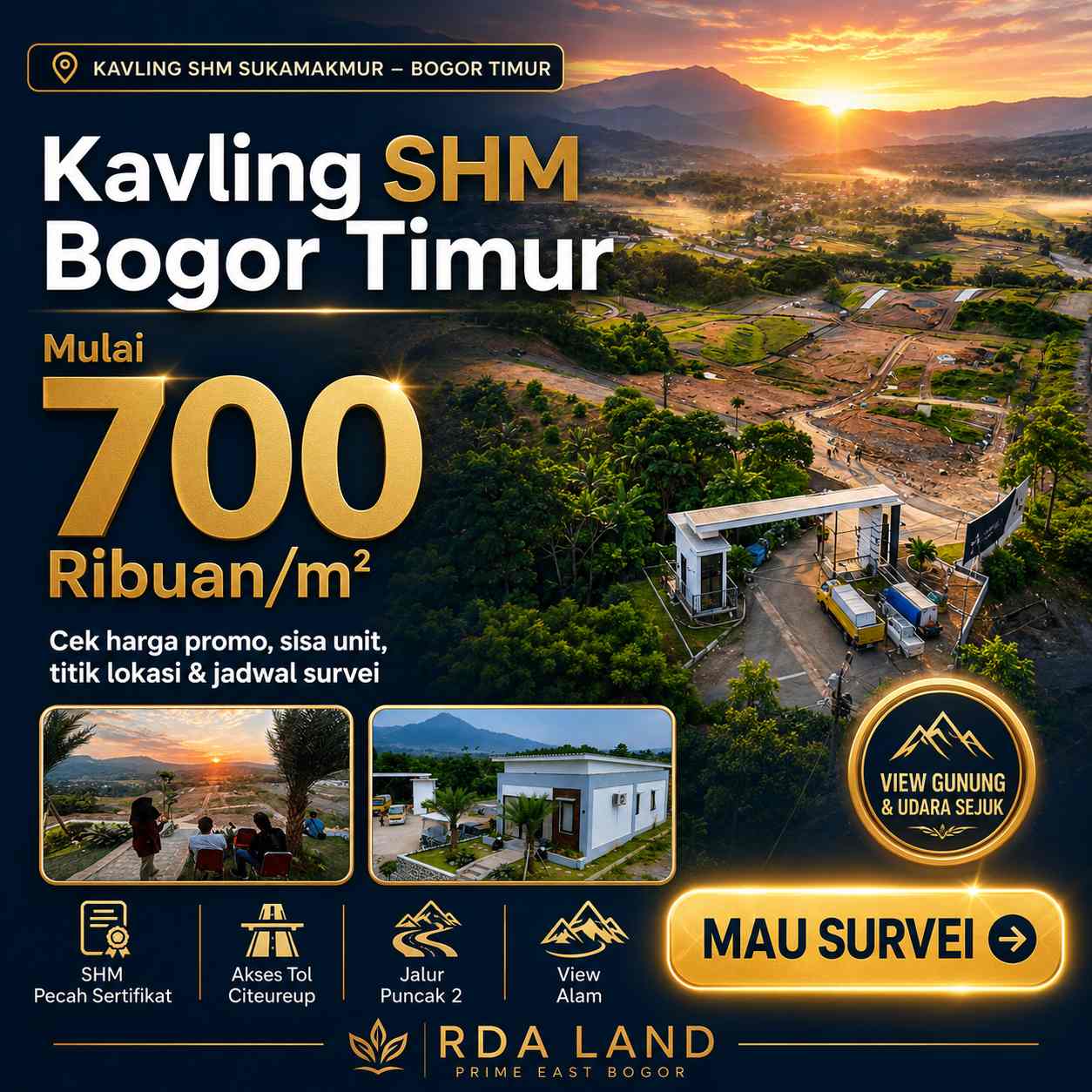 Kavling Puncak Dua Bogor Prime East Bogor